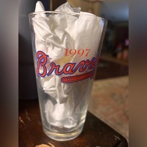 1997 Atlanta Braves beer glass!